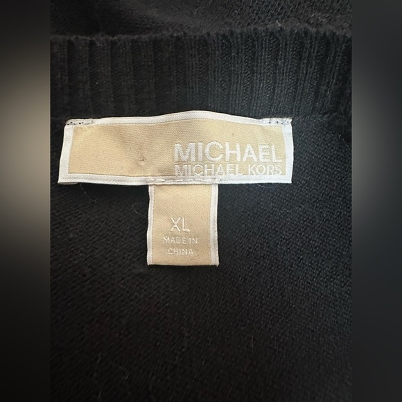Michael Kors Black Long Sleeve Blouse size XL - Picture 3 of 7